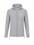 Grey Technical Windbreaker