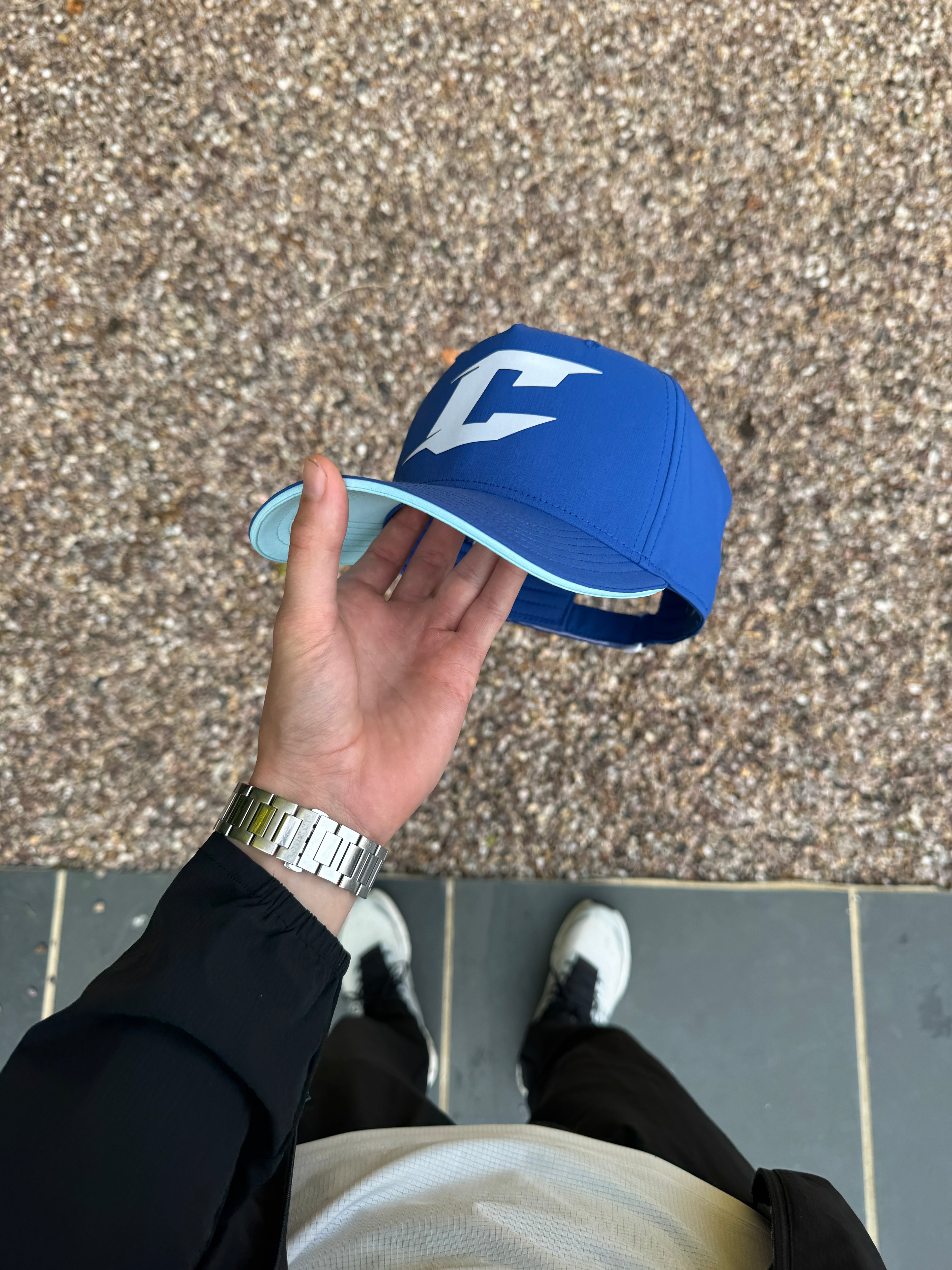 Royal Blue Reflective Trucker