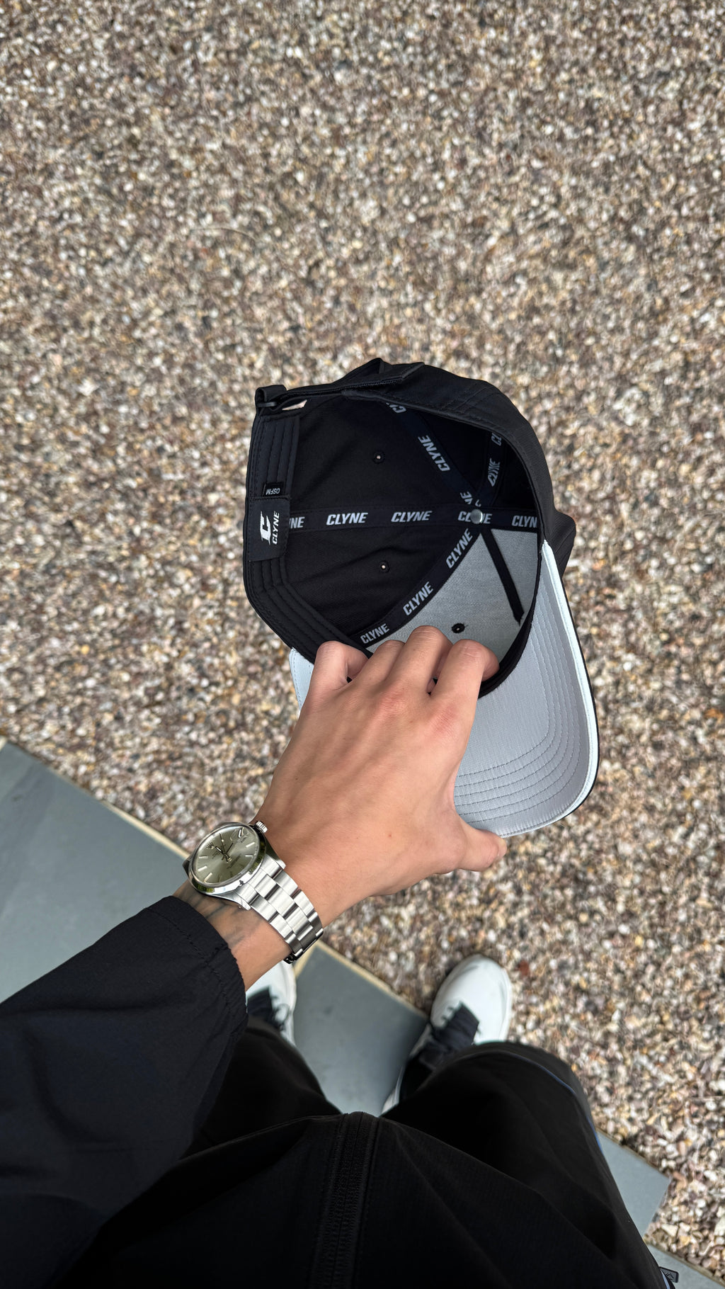 Black Reflective Trucker