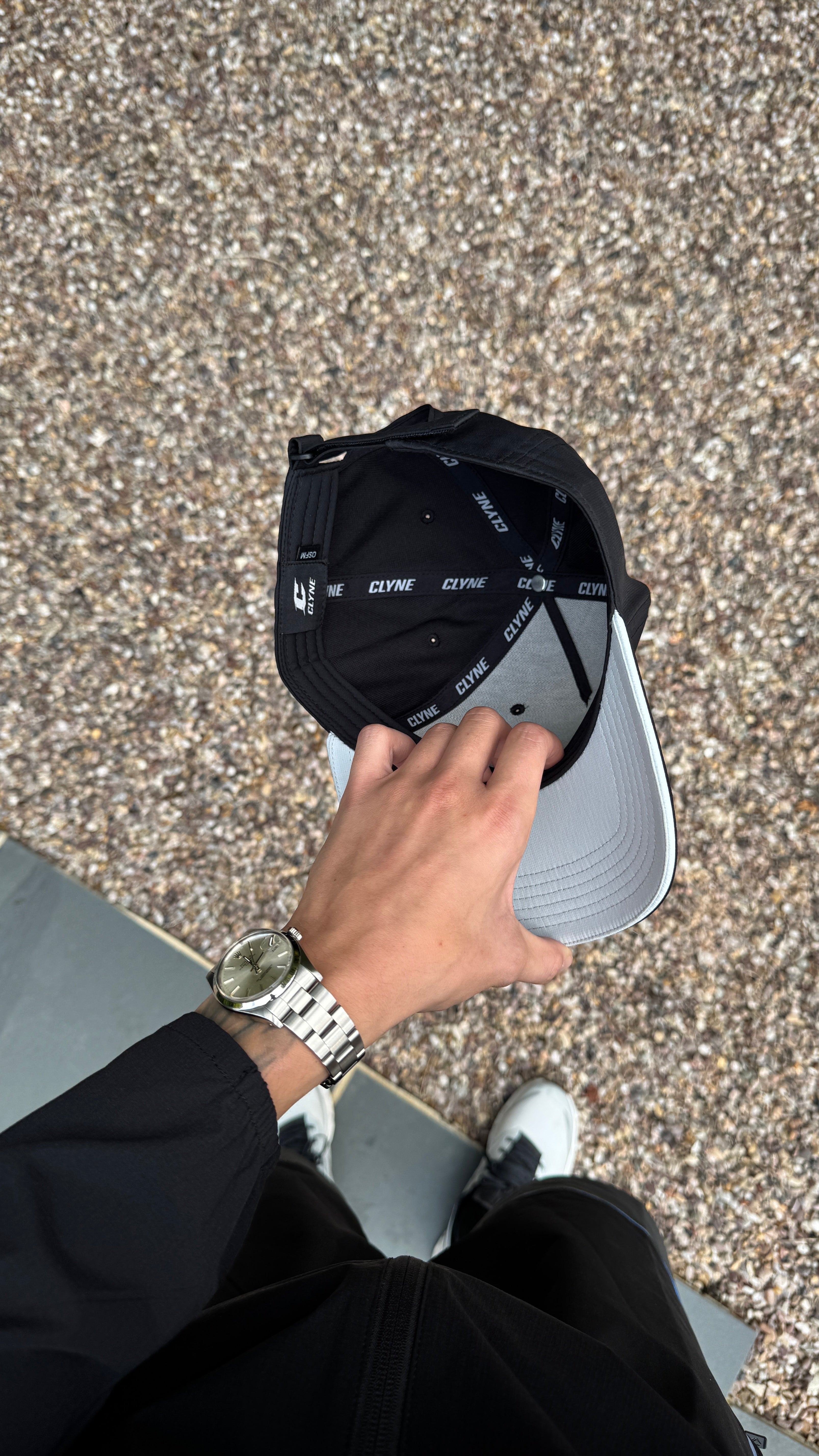Black Reflective Trucker